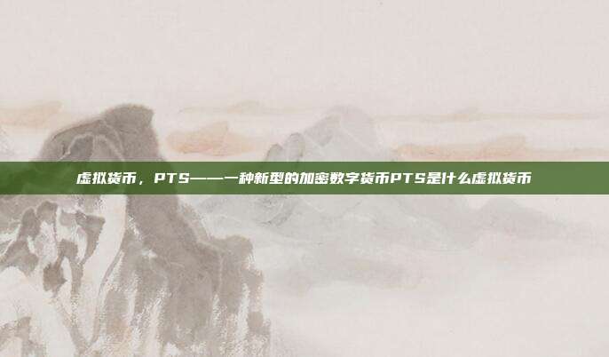 虚拟货币，PTS——一种新型的加密数字货币PTS是什么虚拟货币