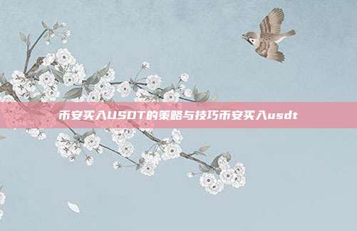 币安买入USDT的策略与技巧币安买入usdt