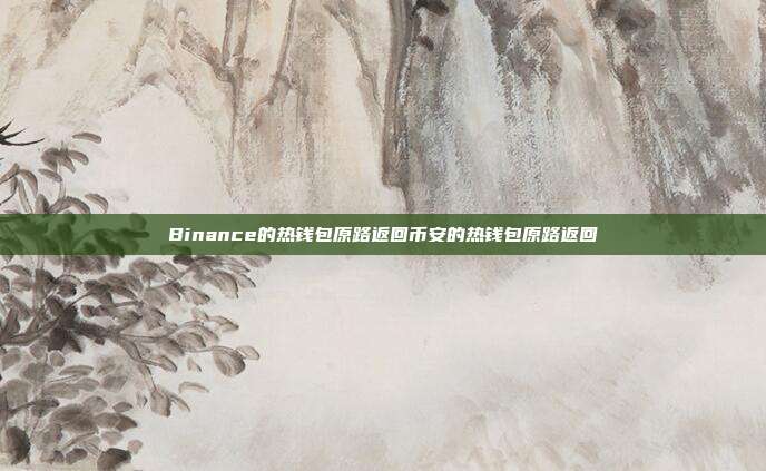 Binance的热钱包原路返回币安的热钱包原路返回