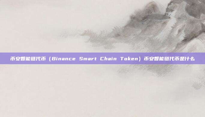 币安智能链代币（Binance Smart Chain Token）币安智能链代币是什么