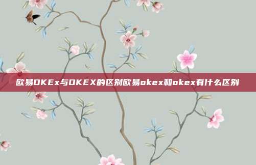 欧易OKEx与OKEX的区别欧易okex和okex有什么区别