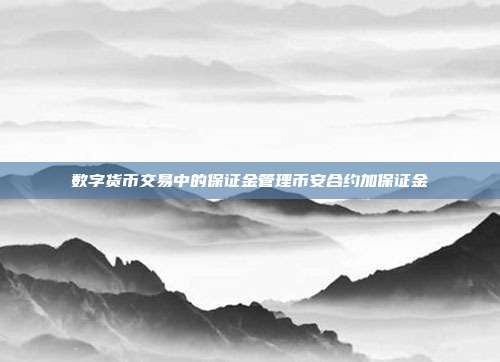 数字货币交易中的保证金管理币安合约加保证金