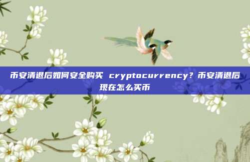 币安清退后如何安全购买 cryptocurrency？币安清退后现在怎么买币