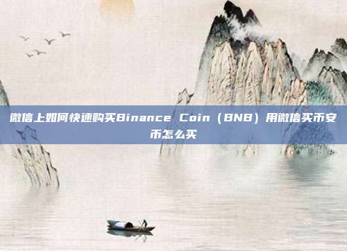 微信上如何快速购买Binance Coin（BNB）用微信买币安币怎么买