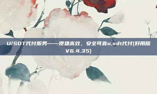 U/SDT代付服务——便捷高效，安全可靠u,sdt代付(好用版V6.4.35)