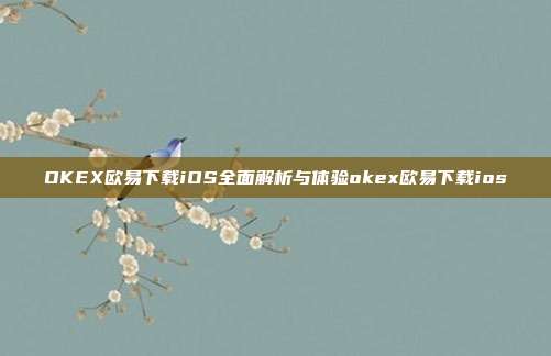 OKEX欧易下载iOS全面解析与体验okex欧易下载ios