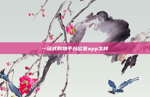 一站式购物平台欧意app怎样