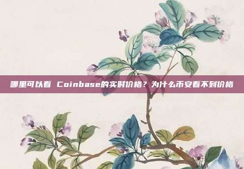 哪里可以看 Coinbase的实时价格？为什么币安看不到价格