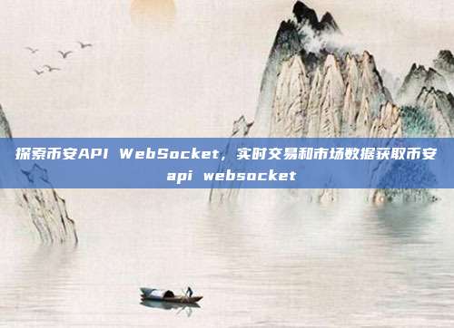 探索币安API WebSocket，实时交易和市场数据获取币安 api websocket