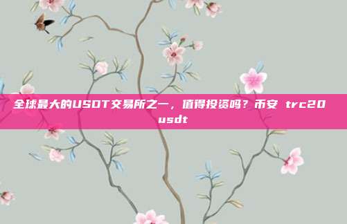 全球最大的USDT交易所之一，值得投资吗？币安 trc20 usdt