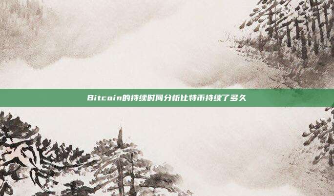 Bitcoin的持续时间分析比特币持续了多久