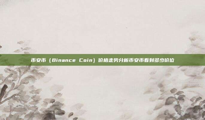 币安币（Binance Coin）价格走势分析币安币看到多少价位