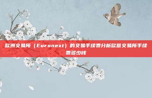 欧洲交易所（Euronext）的交易手续费分析欧意交易所手续费多少钱