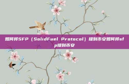 如何将SFP（SolidFuel Protocol）提到币安如何将sfp提到币安