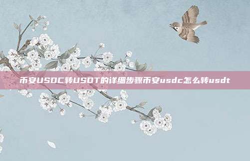 币安USDC转USDT的详细步骤币安usdc怎么转usdt