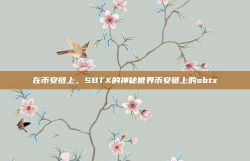 在币安链上，SBTX的神秘世界币安链上的sbtx