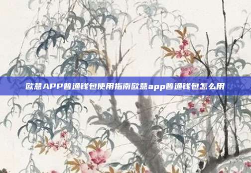 欧意APP普通钱包使用指南欧意app普通钱包怎么用