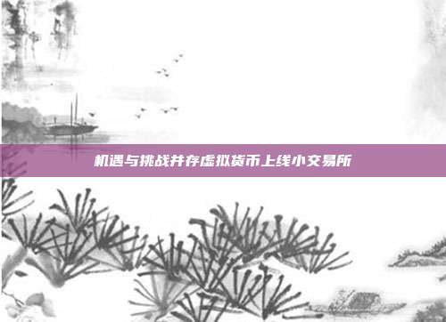 机遇与挑战并存虚拟货币上线小交易所