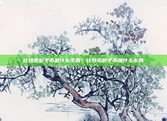 比特币影子币是什么东西？比特币影子币是什么东西