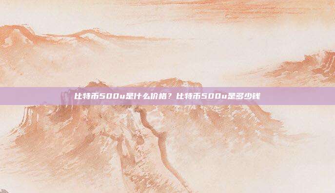 比特币500u是什么价格？比特币500u是多少钱