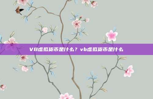 VB虚拟货币是什么？vb虚拟货币是什么