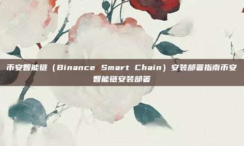 币安智能链（Binance Smart Chain）安装部署指南币安智能链安装部署