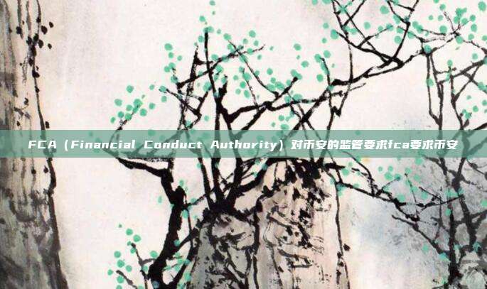 FCA（Financial Conduct Authority）对币安的监管要求fca要求币安