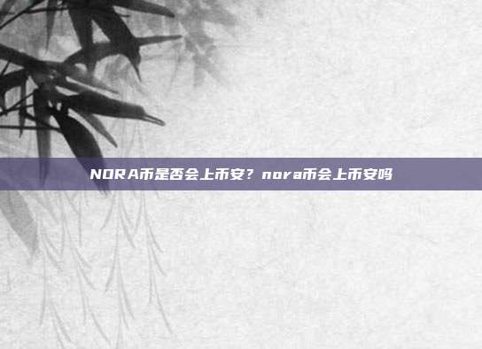 NORA币是否会上币安？nora币会上币安吗