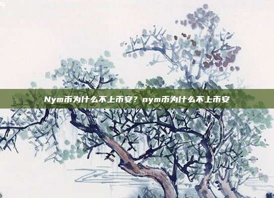 Nym币为什么不上币安？nym币为什么不上币安