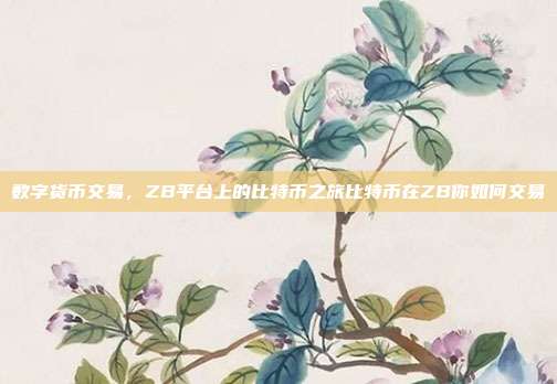 数字货币交易，ZB平台上的比特币之旅比特币在ZB你如何交易