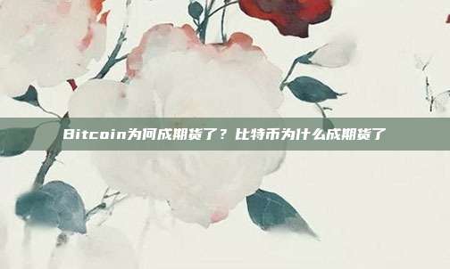 Bitcoin为何成期货了？比特币为什么成期货了