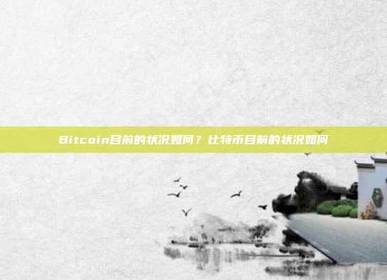 Bitcoin目前的状况如何？比特币目前的状况如何