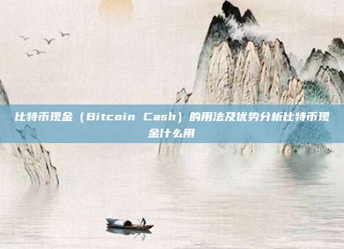 比特币现金（Bitcoin Cash）的用法及优势分析比特币现金什么用