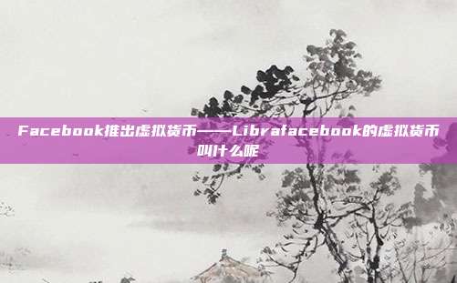 Facebook推出虚拟货币——Librafacebook的虚拟货币叫什么呢