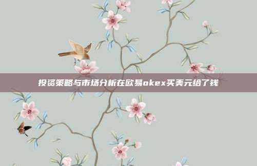 投资策略与市场分析在欧易okex买美元给了钱