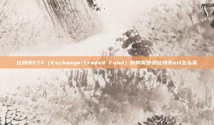 比特币ETF（Exchange-Traded Fund）的购买步骤比特币etf怎么买