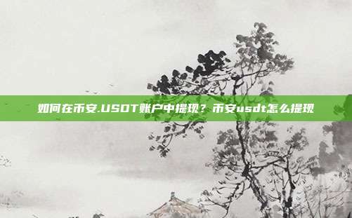 如何在币安.USDT账户中提现？币安usdt怎么提现