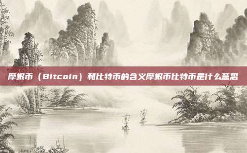 摩根币（Bitcoin）和比特币的含义摩根币比特币是什么意思