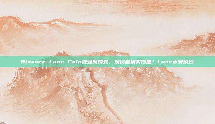 Binance Lunc Coin被强制销毁，投资者损失惨重！Lunc币安销毁