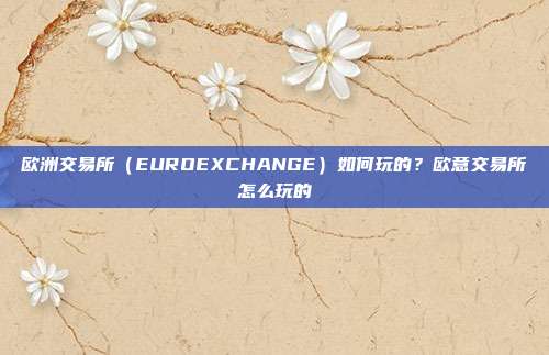 欧洲交易所（EUROEXCHANGE）如何玩的？欧意交易所怎么玩的