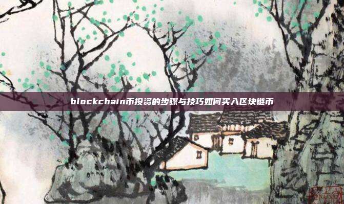 blockchain币投资的步骤与技巧如何买入区块链币