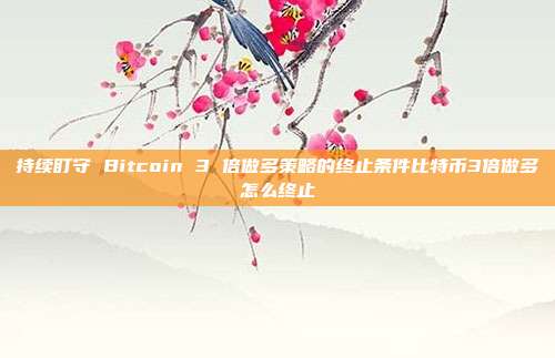 持续盯守 Bitcoin 3 倍做多策略的终止条件比特币3倍做多怎么终止